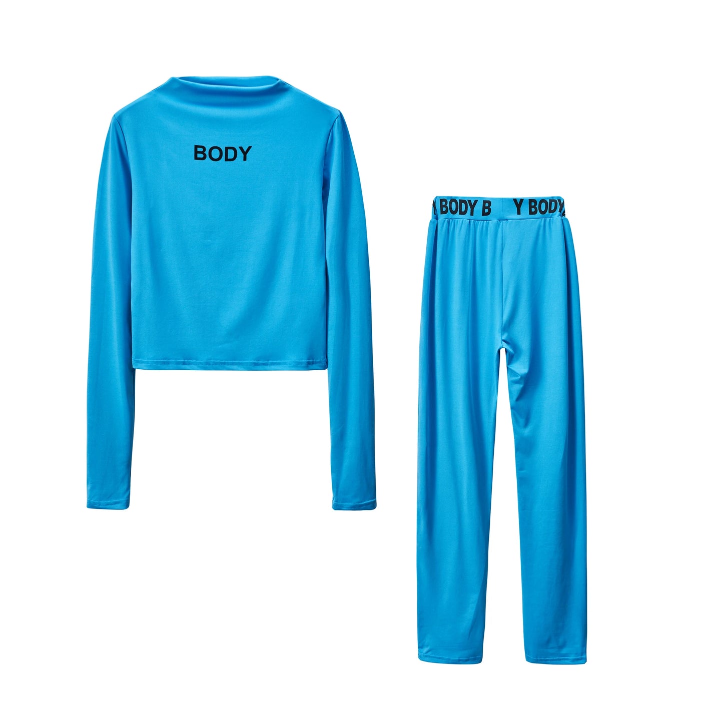 European and N Women's Clothing Hot Cross-border Trade Autumn and Winter Sexy Solid Color Tight Long-sleeved Suit