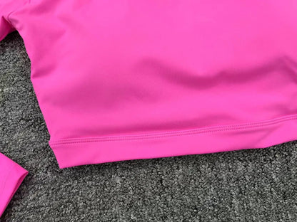 JUREN Women Long Sleeve Sport Shirt Hollow Out Yoga Tops Workout Running T-Shirt Girls Slim Gym Push Up Fitness Crop Top Female