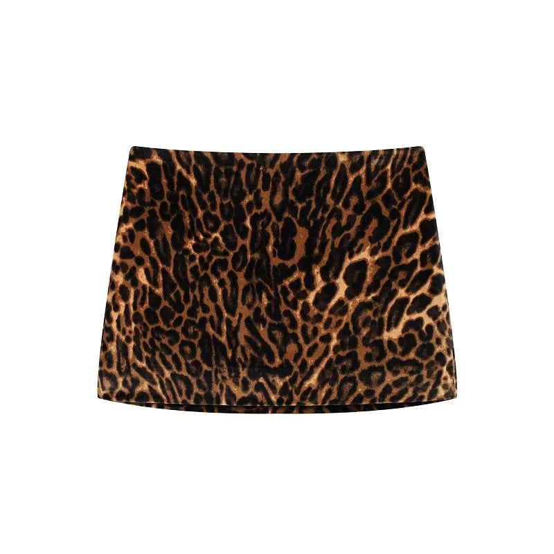 MUJER Leopard Print Blazer for Women Luxury Velvet Women's Blazers Suit Set Long Sleeve Office Blazer Woman Fashion Outerwears