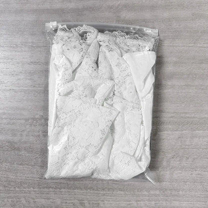 Lace-Trimmed Autumn Women's T-Shirt Off-Shoulder Hollow Out Contrast Panels Crop Top For Female Sexy Cropped Lady's Clothing