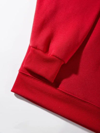 Boo Boo Crew Ghost Prints Halloween Sweatshirt Women Winter Fleece Warm Hoodies Crewneck Loose Pullovers Casual Soft Clothes