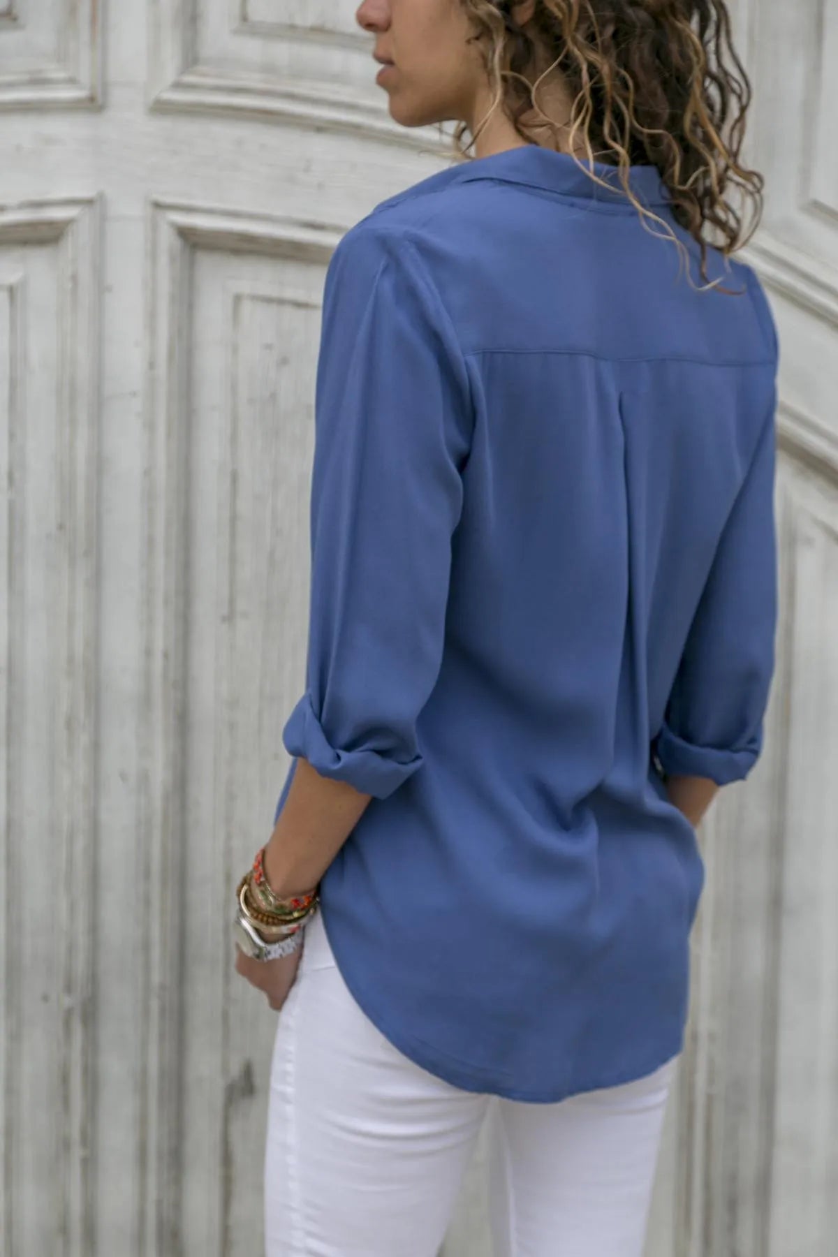 Women Shirt Spring Summer Casual Long Sleeve Button Solid Color Blouses And Tops 2023 Office Ladies Shirts White Top S-5XL