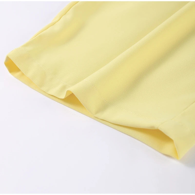 Fashion Lapel Suit Jacket Women Casual Loose Short Sleeve Office Lady Coat 2025 New Chic Autumn Single Button Oversize Jacket