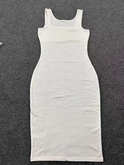 Summer Sexy Tank Top Dress European and American Plus Size Women's Sleeveless midi Dress
