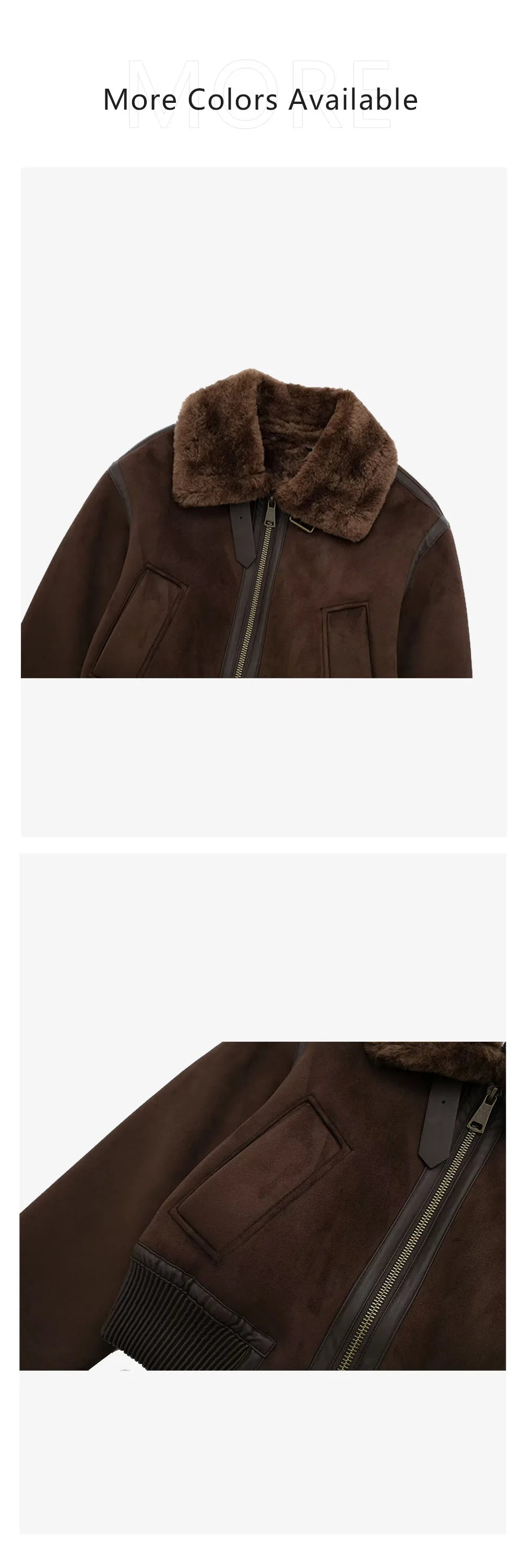 UNIZERA2023 Autumn and Winter New Women's Casual Standing Neck Contrast Strap Decoration Loose Double sided Jacket Coat