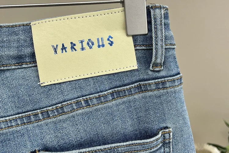 Plus Size Women's High Waisted Slim Flared Jeans 2025 Spring Stretch Denim Pants Curvy Premium Slimming & Lengthening Design