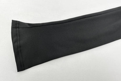 Fairyshely 2025 Spring Casual Black T-shirt Women Off Shoulder Long Sleeve Bodycon Crop Top Autumn Lady Clud Party Short Tops