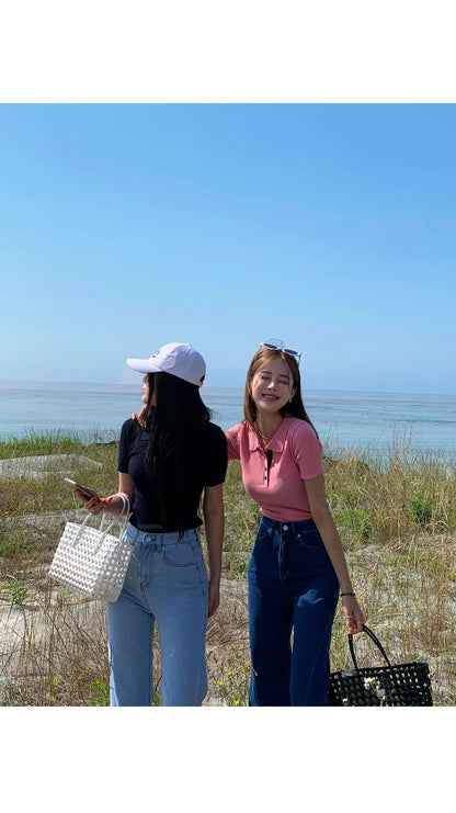 High Waist Bell Bot Jeans Women's Slim Fit Versatile Long Pants Summer Chic Vintage Denim Blue High Waist Long Leggings