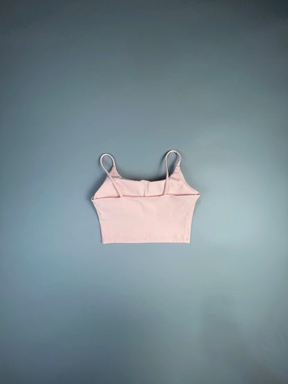 Double Face Hair Sports Girls Fall Running Fitness Vest With Chest Pad Strap Spice