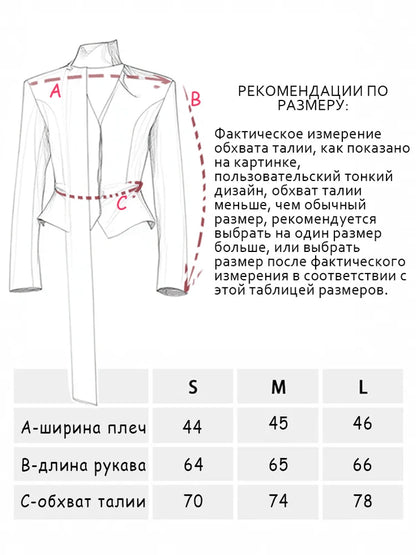 TARUXY Striped Print V-neck Ribbon Suit Coat For Women Long Sleeve Buttons Office Lady Top Elegant Female New Blazer Outwear