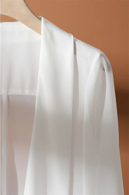Fashion Chiffon Coat Shawl Female New 2025 Summer Clothes Sun Protection Clothing Women's Summer Thin Jacket Cardigan Tops