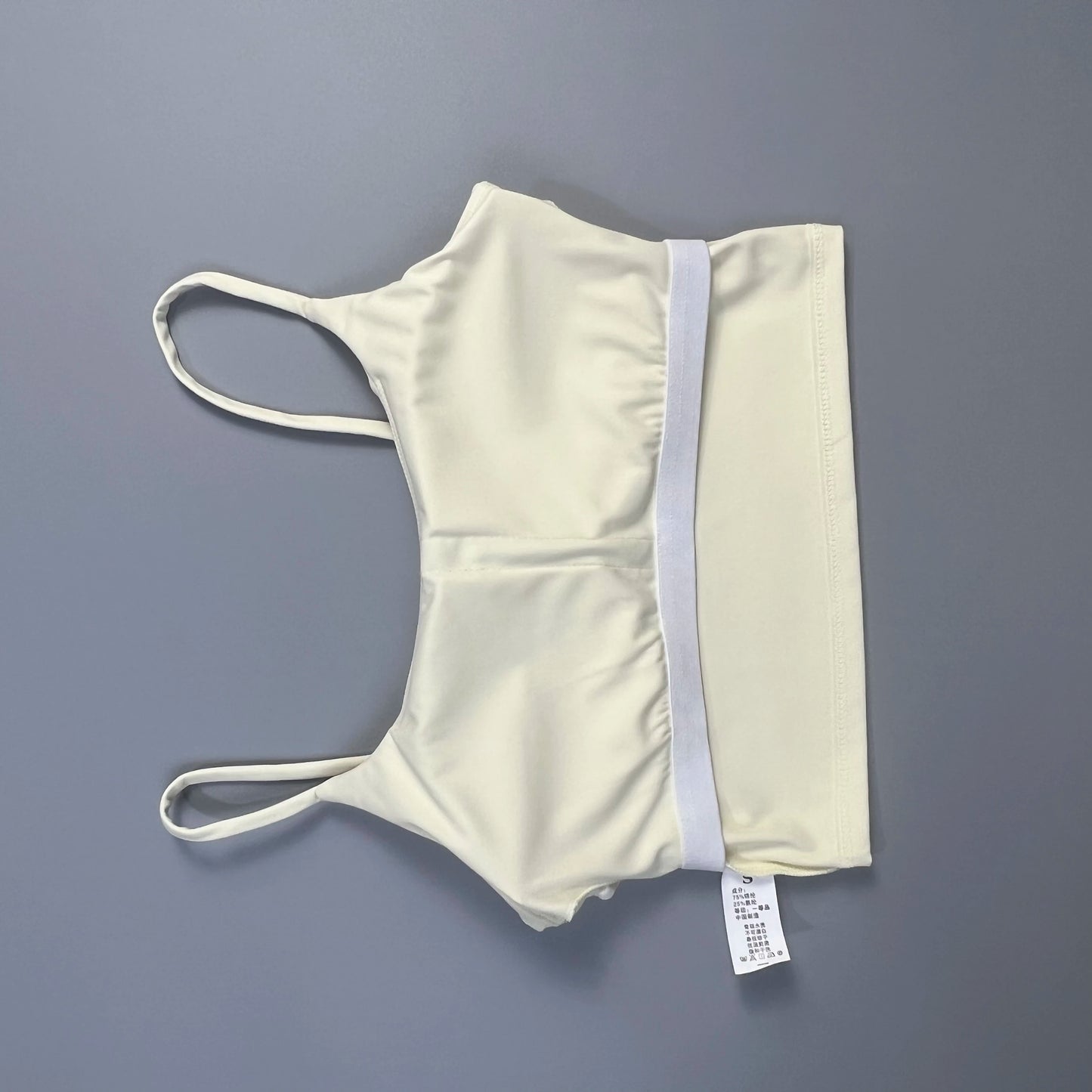 Double Face Hair Sports Girls Fall Running Fitness Vest With Chest Pad Strap Spice