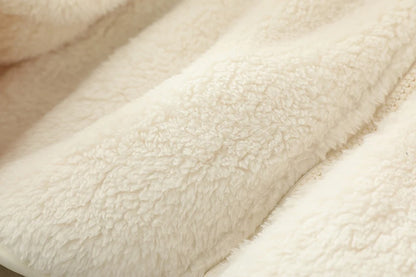 Women's Fleece Coat Winter Warm Thicken Jacket Two-Sided Wear Double-Sided Velvet Coral Fleece Coats Polar Fleece Jackets