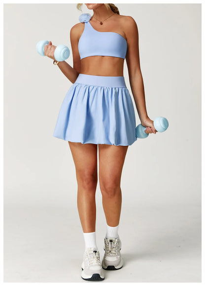 Impact Sports Bra Women Sports Underwear Push Up Fitness Bra One Shoulder Shockproof Yoga Bra Yoga Running Bra Sexy Workout Vest