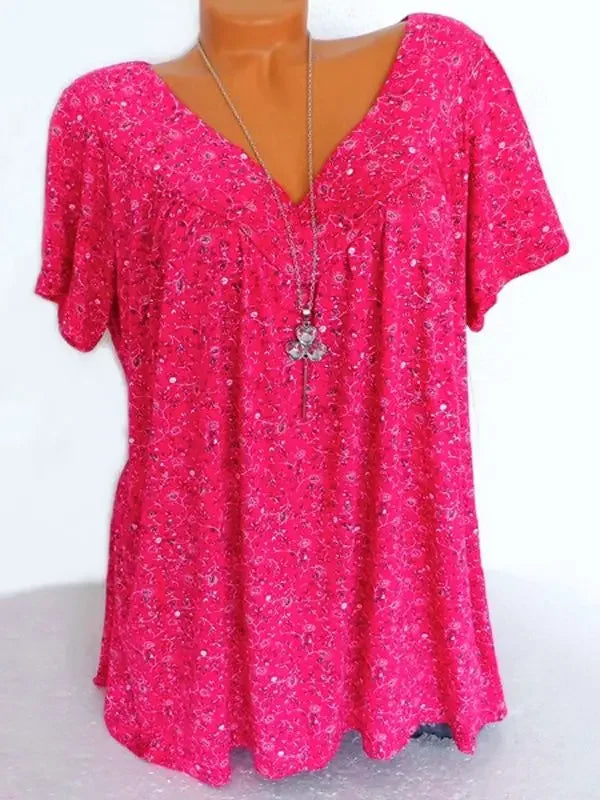 Summer Loose Sleeveless Long Tank T-Shirt V-Neck Home Sleepwear Ladies Tops Floral Print Fashion Women Sexy Casual Vest Tees