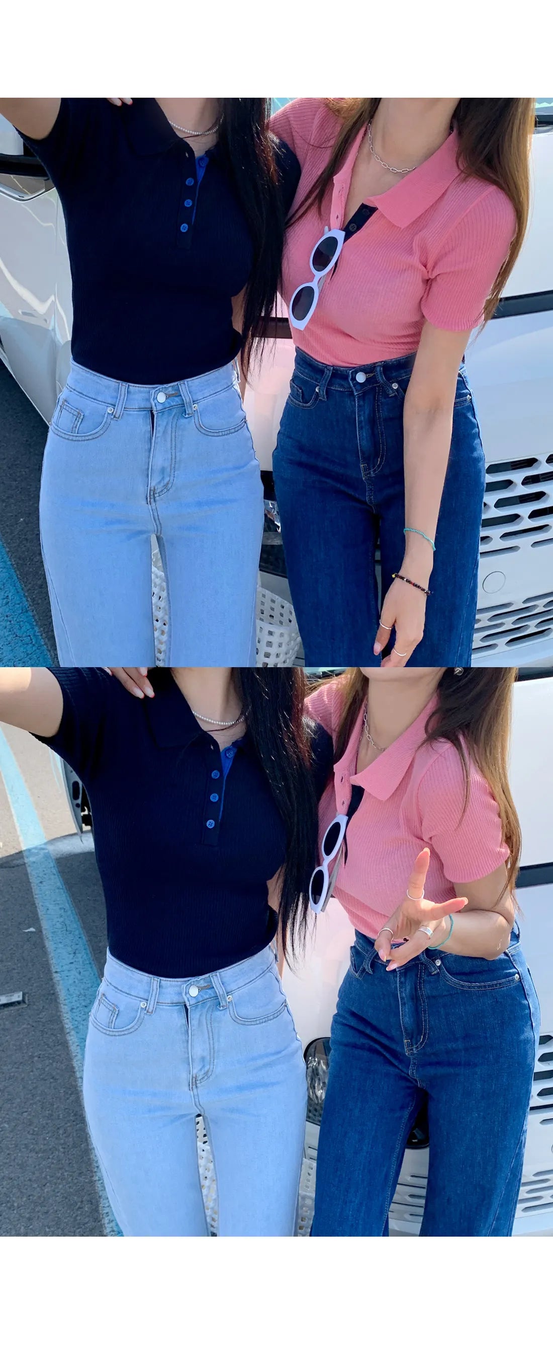 High Waist Bell Bot Jeans Women's Slim Fit Versatile Long Pants Summer Chic Vintage Denim Blue High Waist Long Leggings