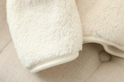 Women's Fleece Coat Winter Warm Thicken Jacket Two-Sided Wear Double-Sided Velvet Coral Fleece Coats Polar Fleece Jackets