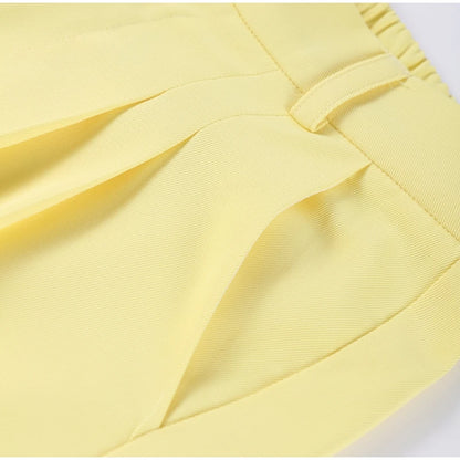 Fashion Lapel Suit Jacket Women Casual Loose Short Sleeve Office Lady Coat 2025 New Chic Autumn Single Button Oversize Jacket