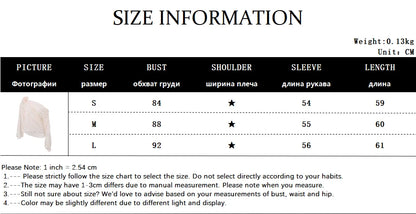 Candyhot Irregular Sexy Off Shoulder Oblique-neck Flower Applique T Shirt French Fashion Long Sleeve Crop Tops Chic Mesh Camis