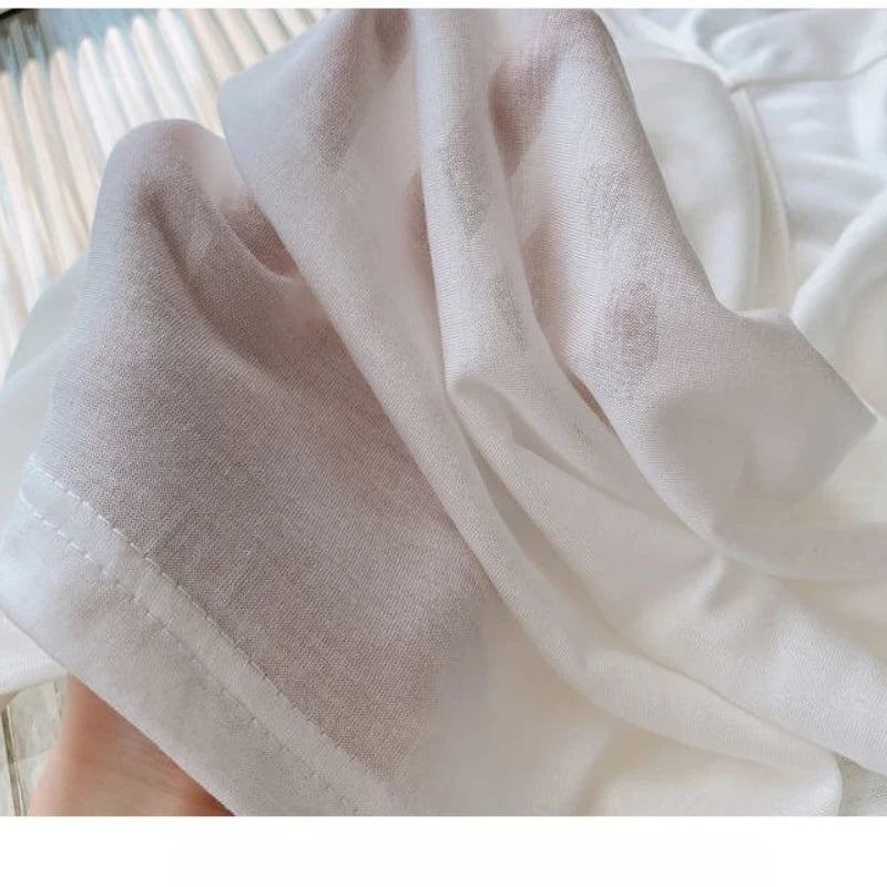 Sexy Sheer Baggy T-shirt for Women 2024 Summer Casual Fashion Loose Pullovers Chic Lazy Solid Color Off Shoulder Top Streetwear